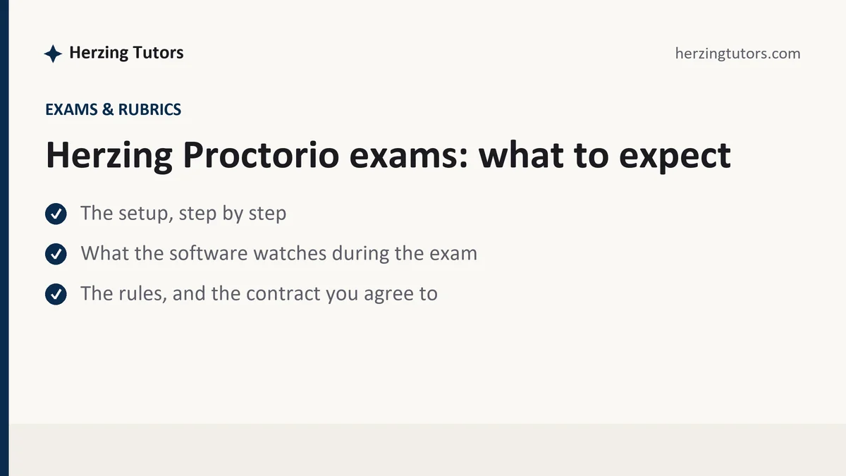 Herzing Proctorio exams: what to expect, a Herzing student guide, from Herzing Tutors